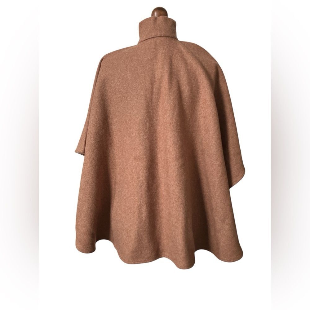 Vintage Wool Poncho with Marching Scarf One Size Fall Winter Caroling - Picture 7 of 9